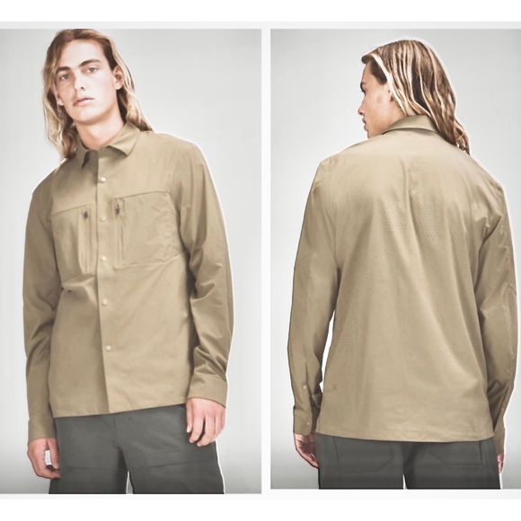lululemon athletica Other - Lululemon Moon Drift Long Sleeve Shirt Stretch Shacket Minimalist Pockets Zipper